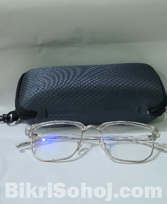 Bluecut lens with flexible frame
